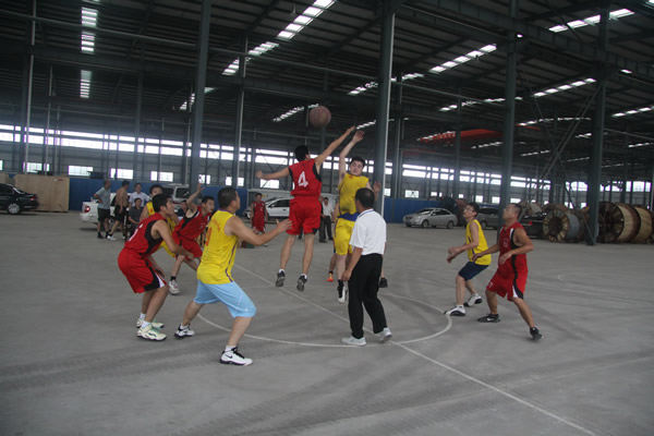 我公司与潍坊市质量技术监督局计量所开展篮球友谊赛